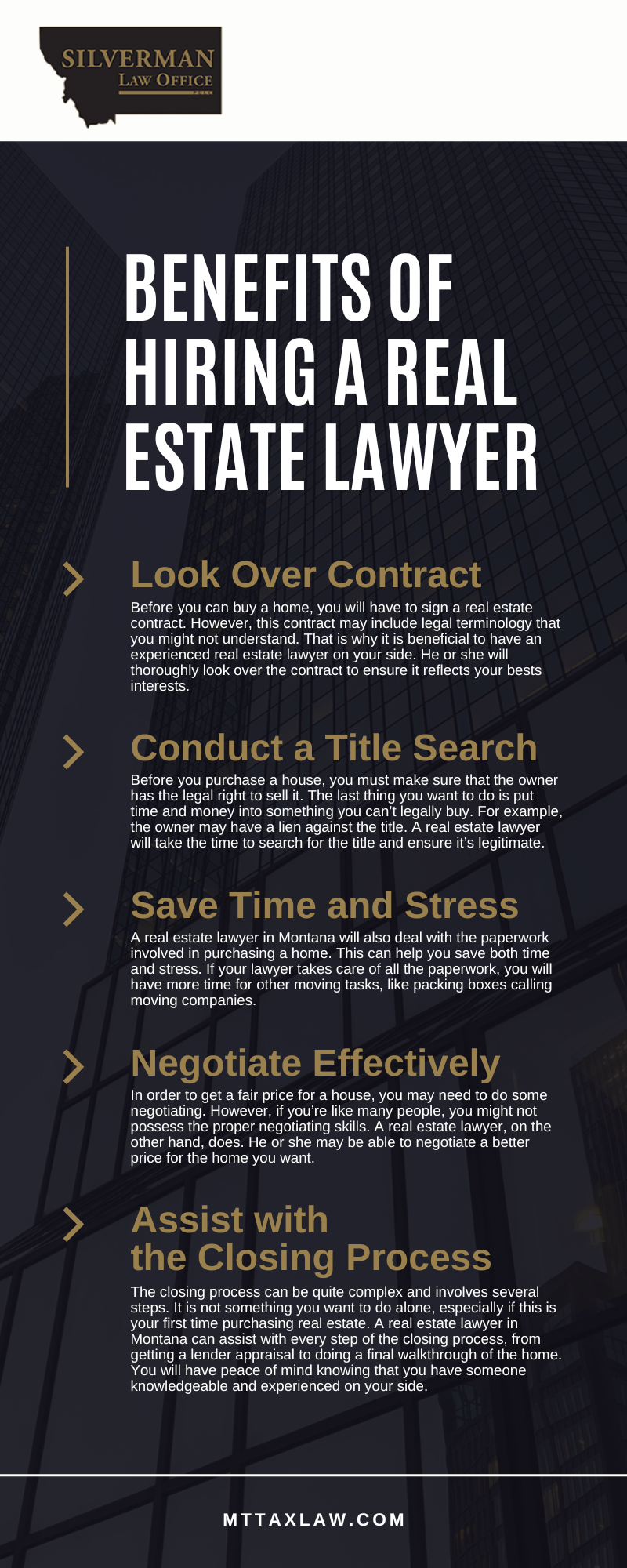 Benefits Of Hiring A Real Estate Lawyer Infographic